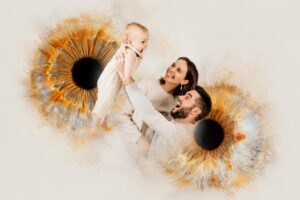 Lire la suite à propos de l’article Photographe famille Sud Touraine : Le Diptyque Iris & Famille